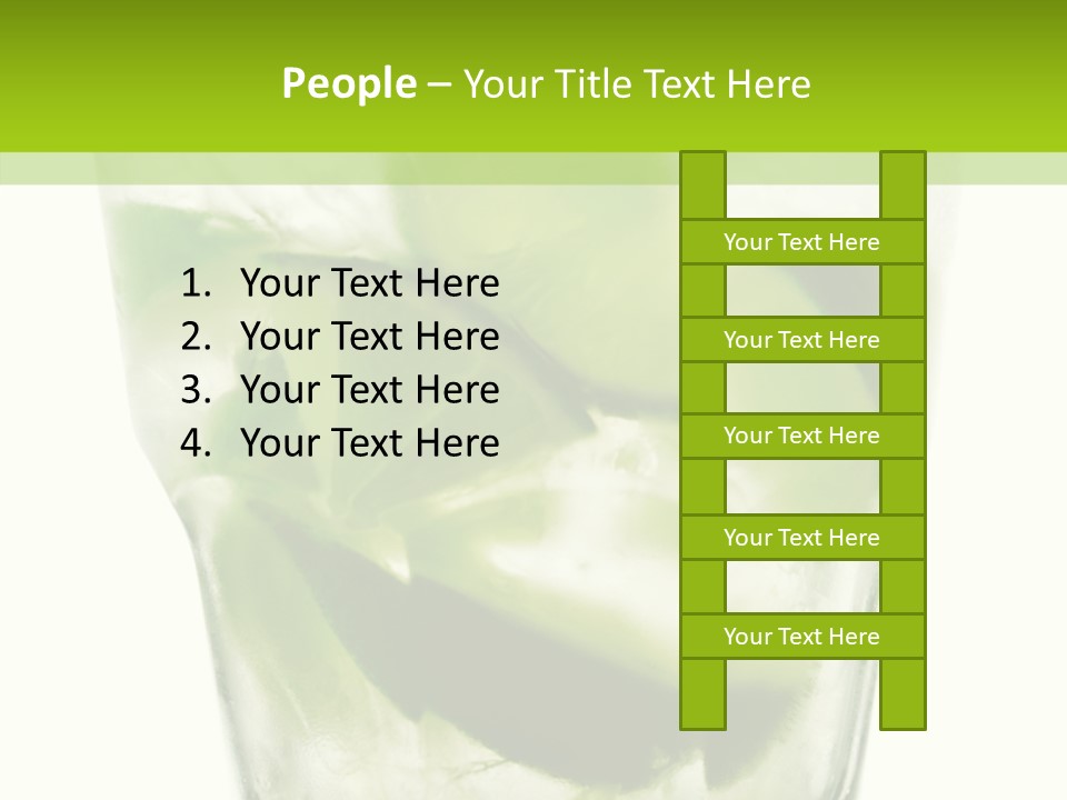 Mint National Poured PowerPoint Template