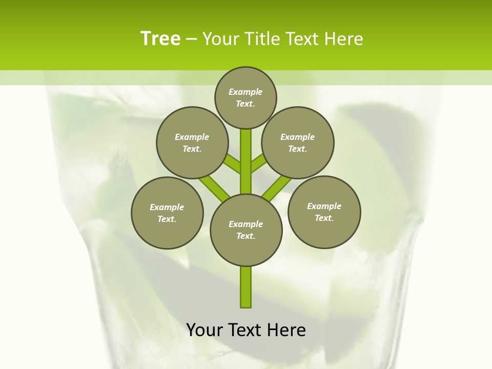 Mint National Poured PowerPoint Template