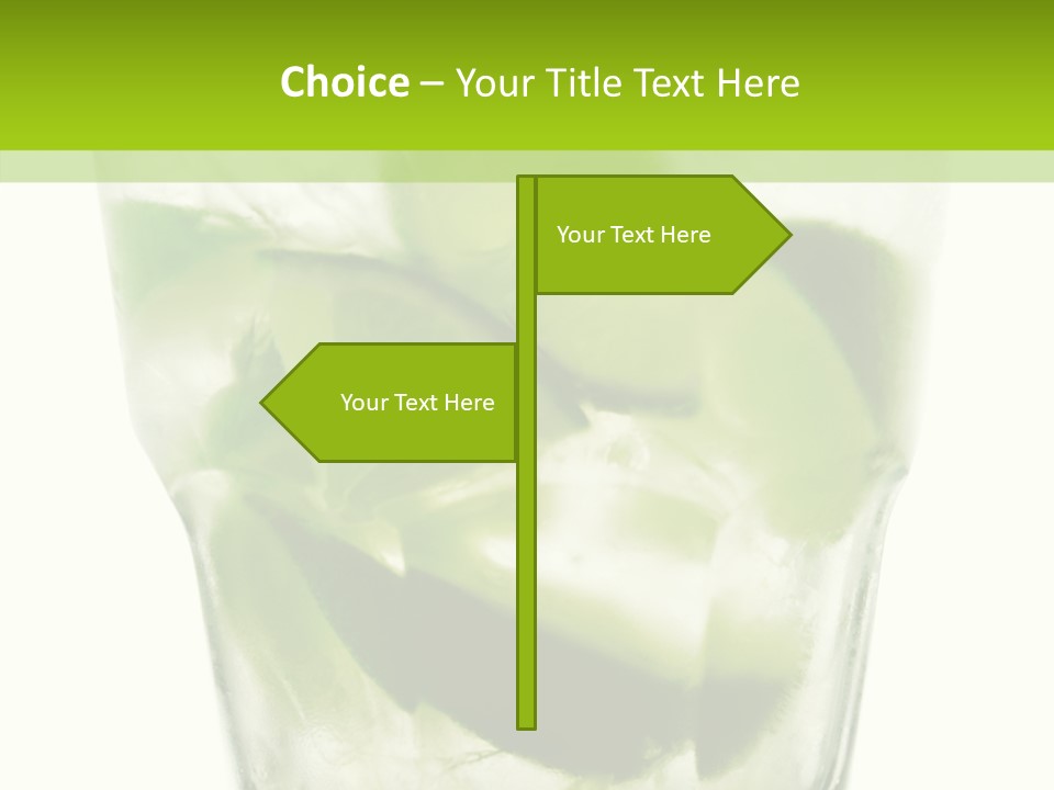 Mint National Poured PowerPoint Template