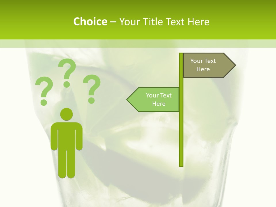 Mint National Poured PowerPoint Template