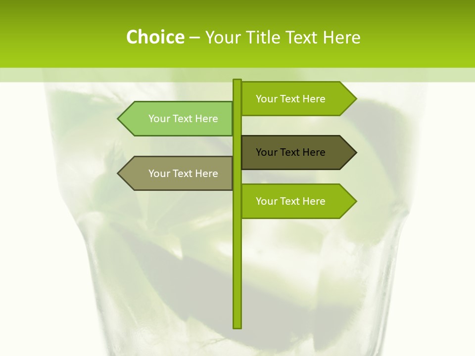 Mint National Poured PowerPoint Template