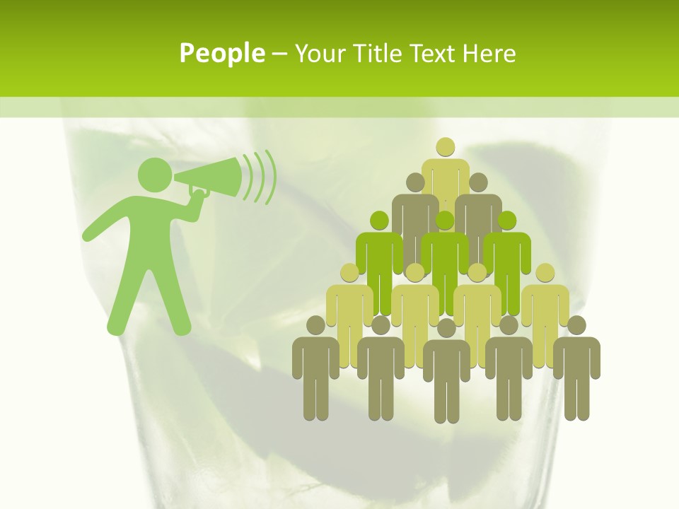 Mint National Poured PowerPoint Template