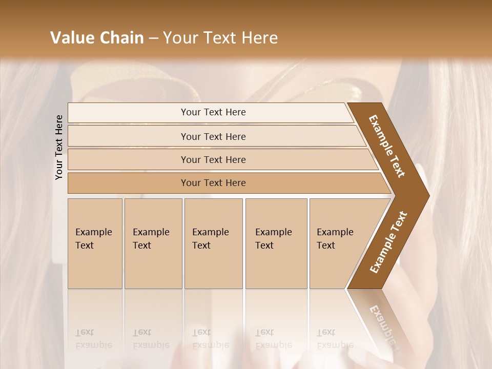 Caucasian Celebration Eyes PowerPoint Template