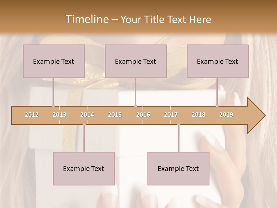 Caucasian Celebration Eyes PowerPoint Template
