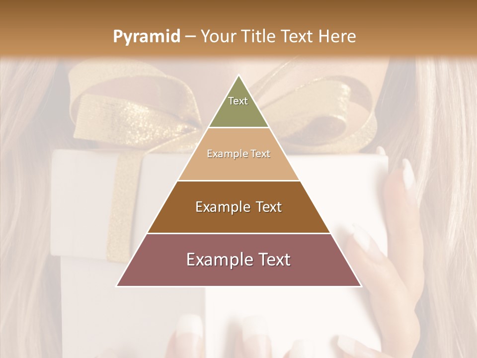 Caucasian Celebration Eyes PowerPoint Template