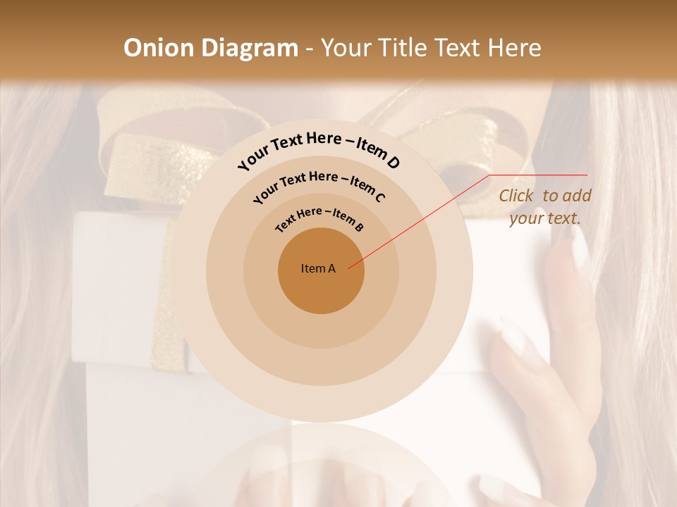 Caucasian Celebration Eyes PowerPoint Template