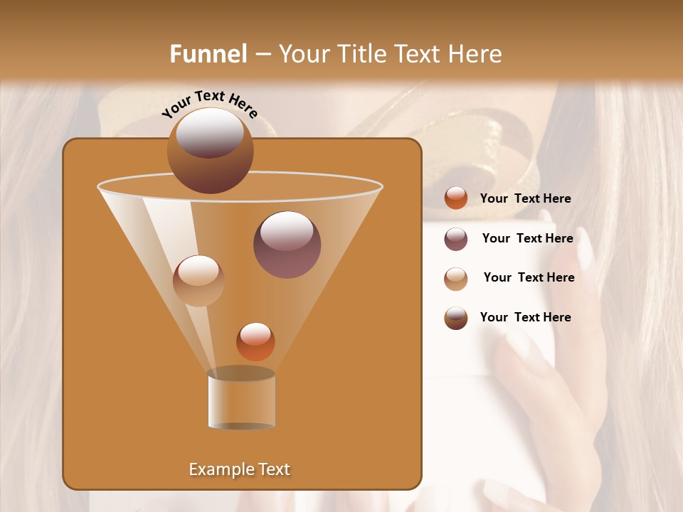 Caucasian Celebration Eyes PowerPoint Template