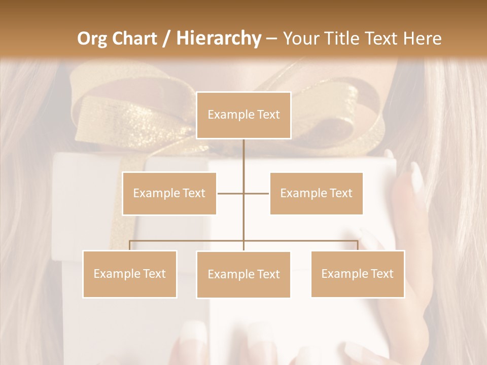 Caucasian Celebration Eyes PowerPoint Template
