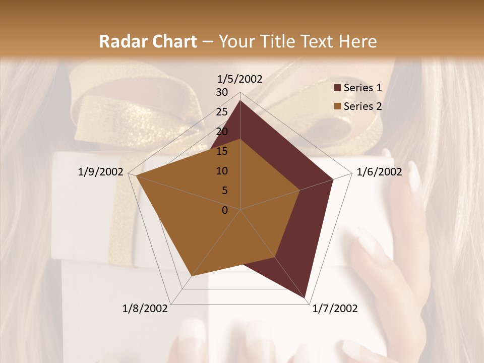 Caucasian Celebration Eyes PowerPoint Template