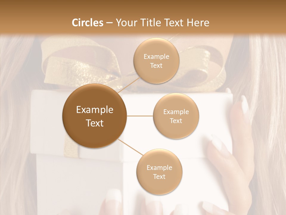 Caucasian Celebration Eyes PowerPoint Template