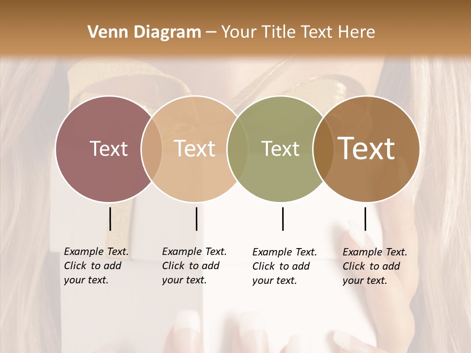 Caucasian Celebration Eyes PowerPoint Template