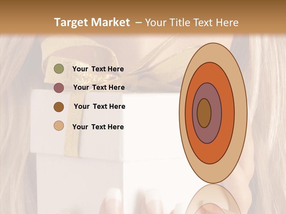 Caucasian Celebration Eyes PowerPoint Template