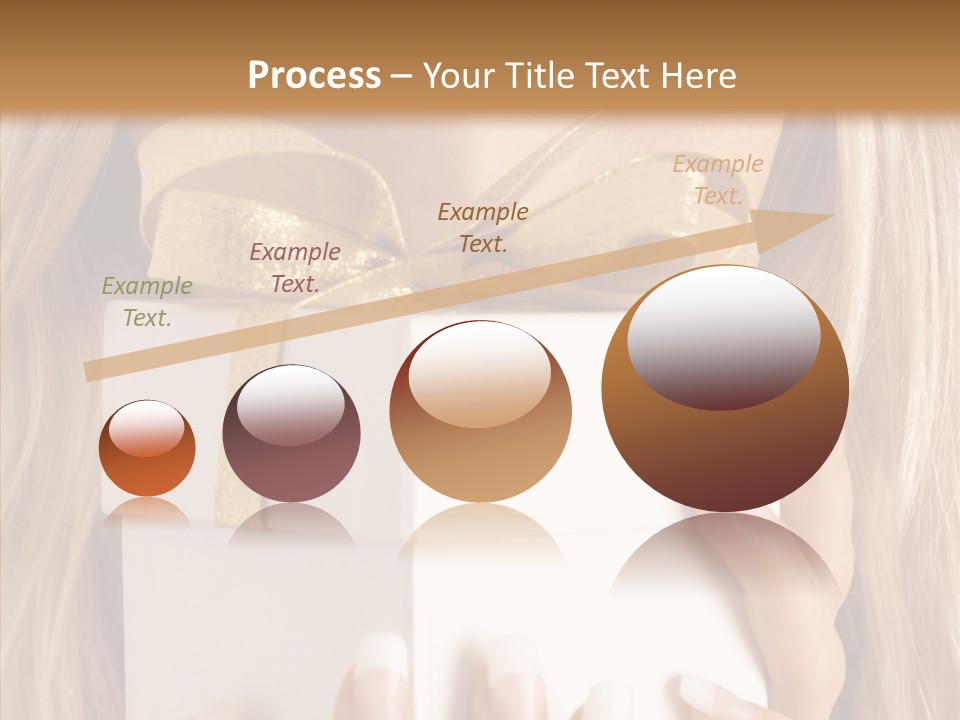 Caucasian Celebration Eyes PowerPoint Template