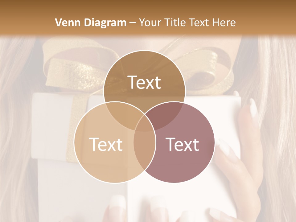 Caucasian Celebration Eyes PowerPoint Template