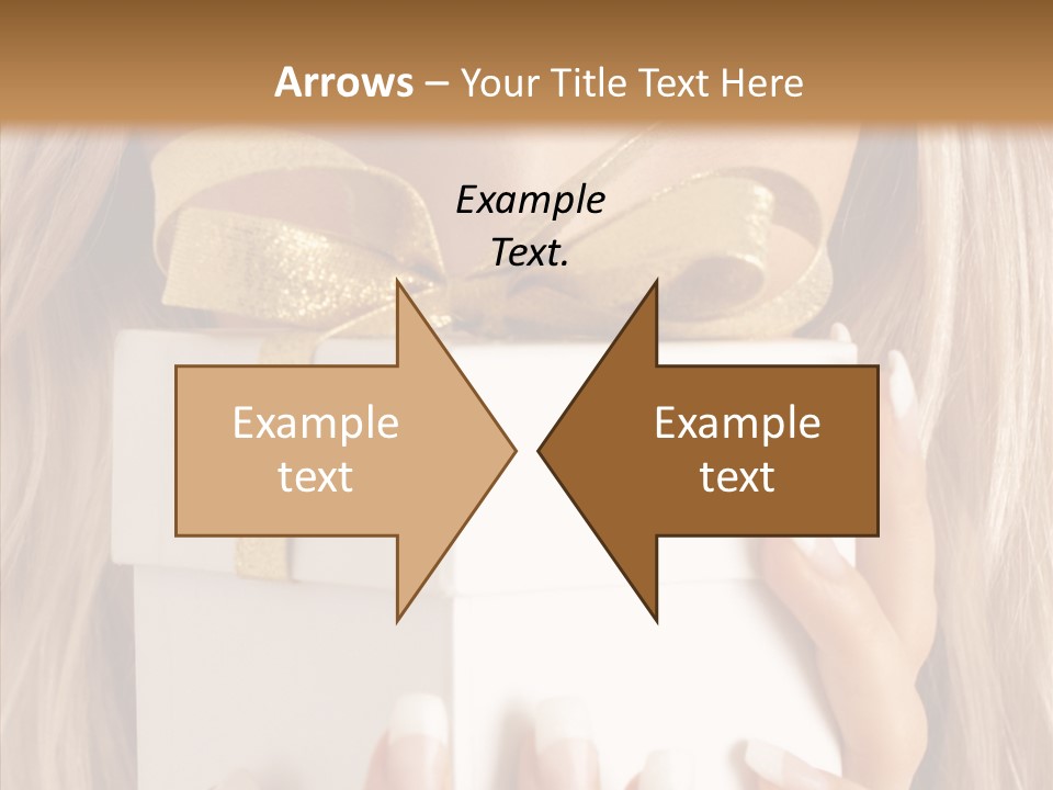 Caucasian Celebration Eyes PowerPoint Template