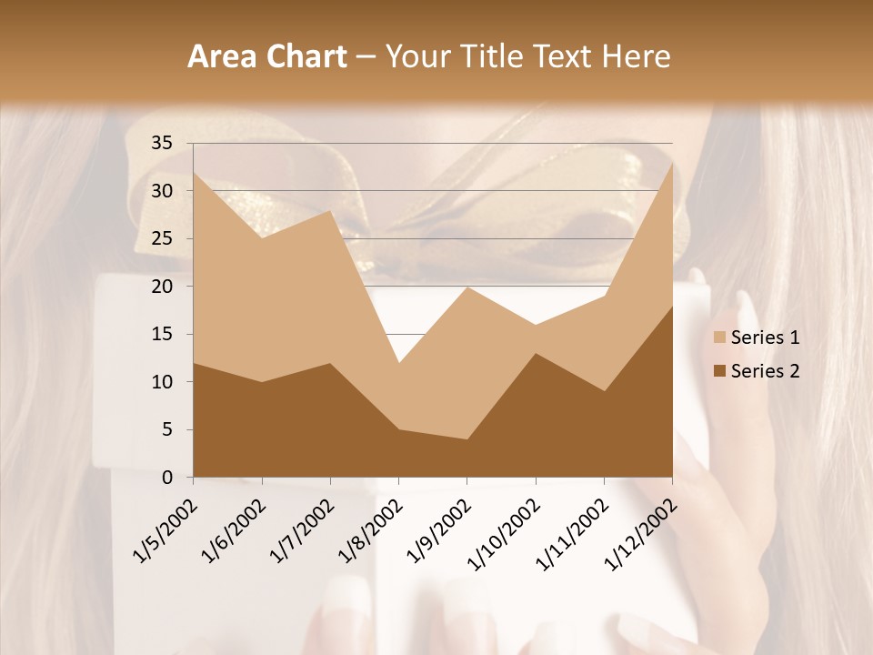 Caucasian Celebration Eyes PowerPoint Template