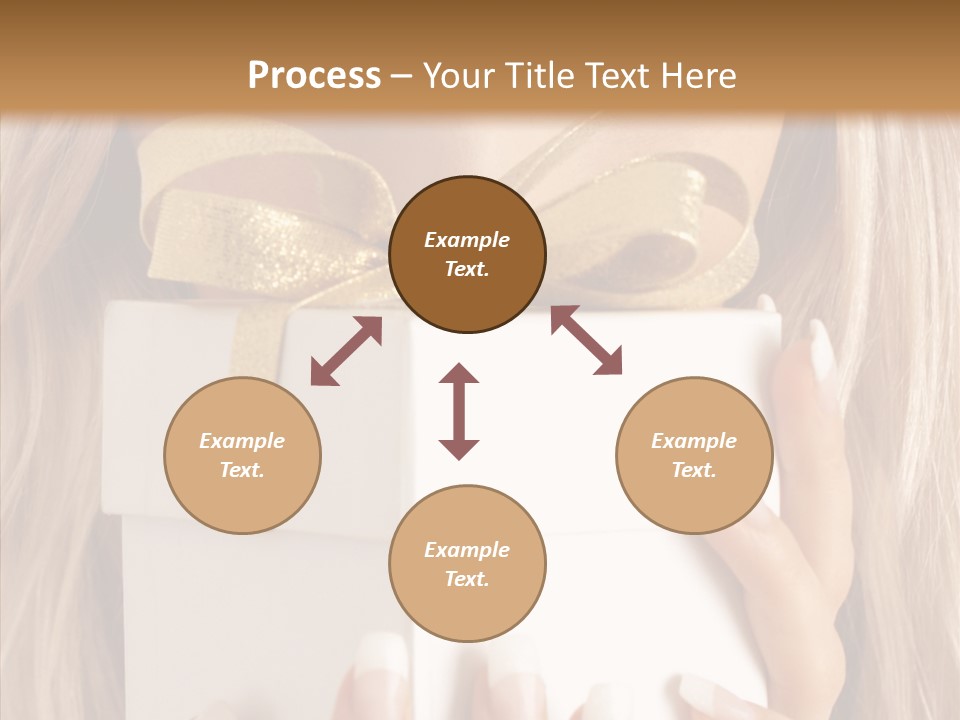 Caucasian Celebration Eyes PowerPoint Template