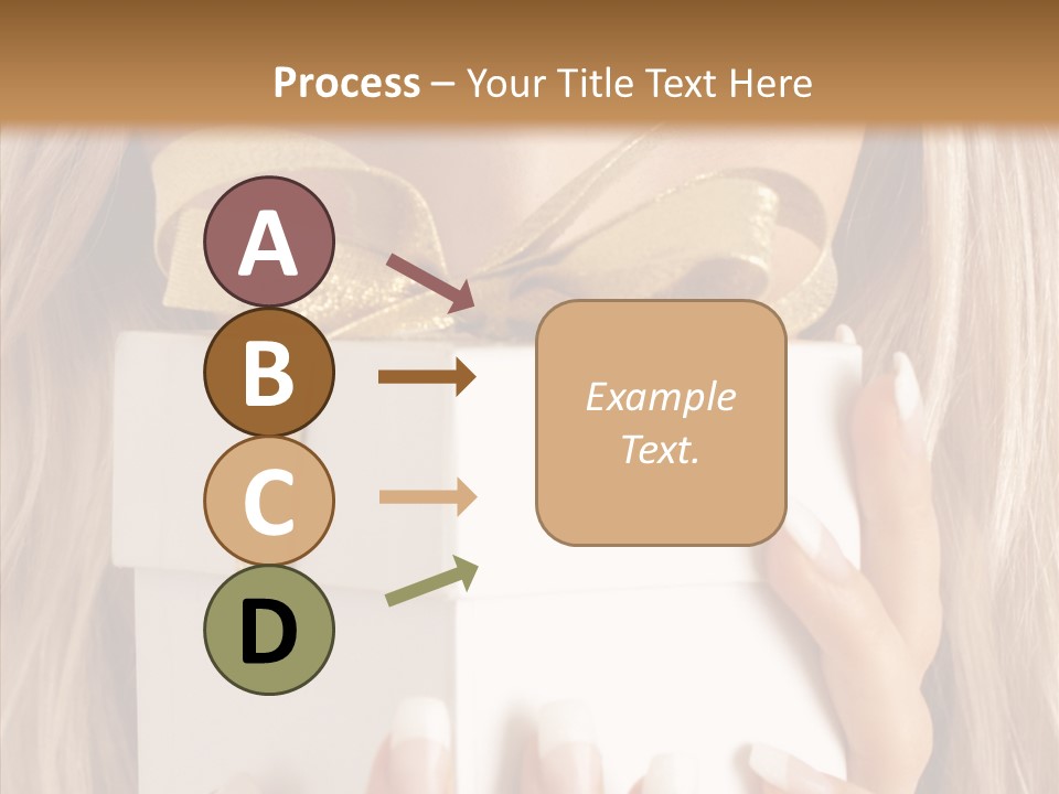 Caucasian Celebration Eyes PowerPoint Template