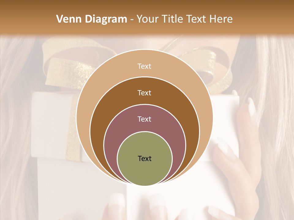 Caucasian Celebration Eyes PowerPoint Template