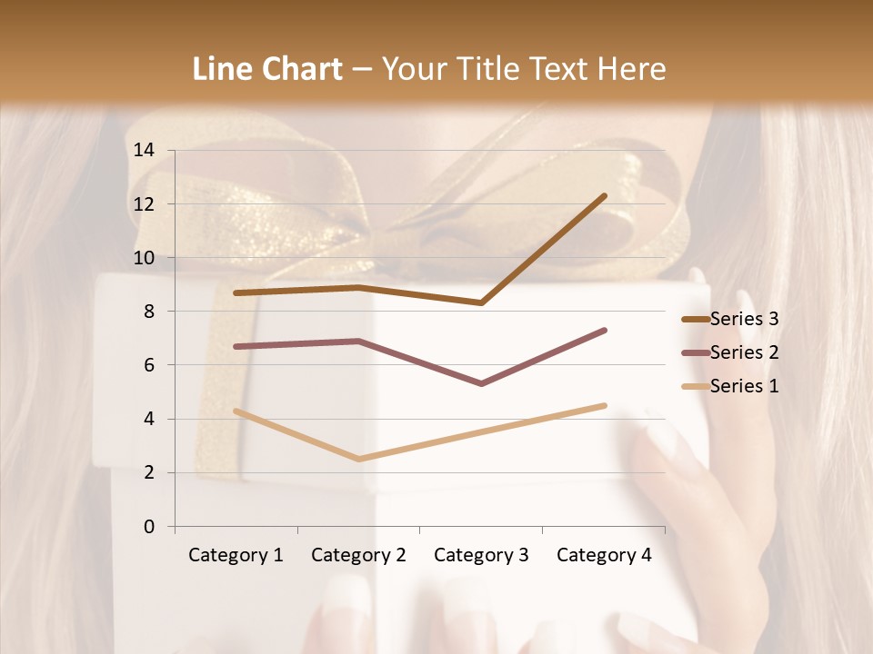 Caucasian Celebration Eyes PowerPoint Template