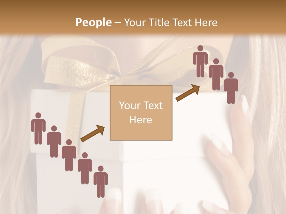 Caucasian Celebration Eyes PowerPoint Template