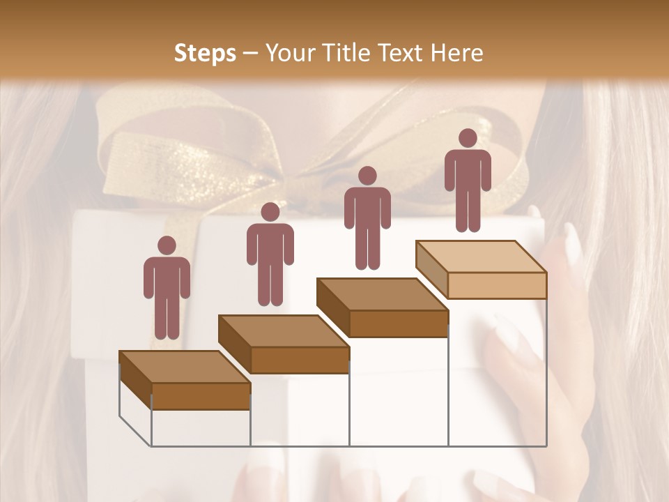 Caucasian Celebration Eyes PowerPoint Template