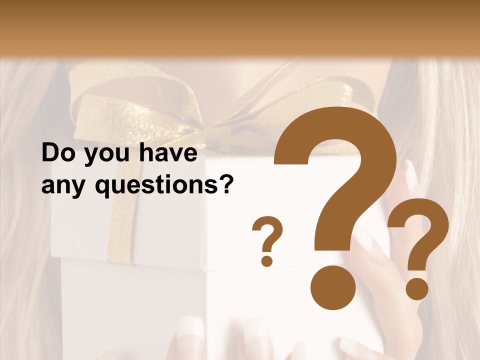 Caucasian Celebration Eyes PowerPoint Template