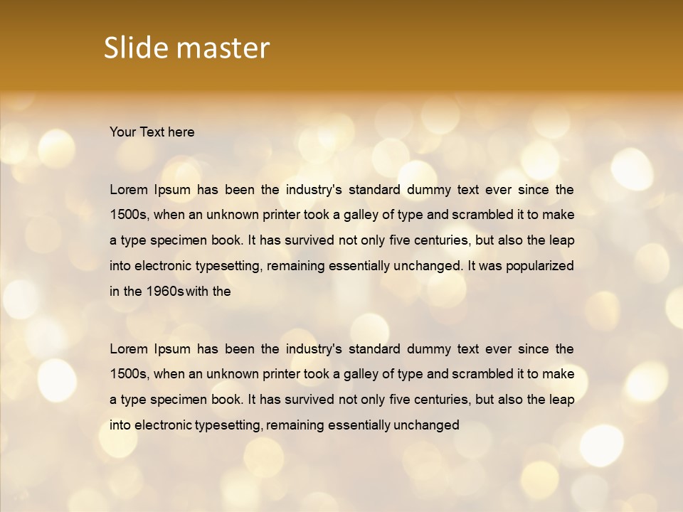 Effect Beautiful Highlights PowerPoint Template