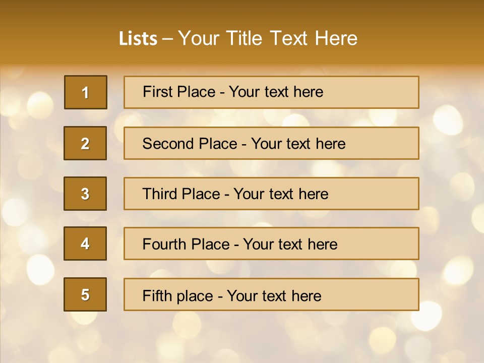 Effect Beautiful Highlights PowerPoint Template