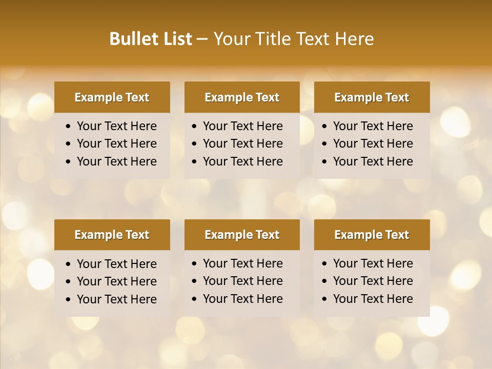 Effect Beautiful Highlights PowerPoint Template