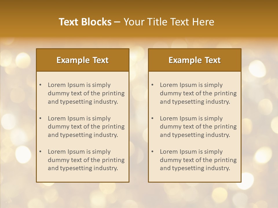 Effect Beautiful Highlights PowerPoint Template