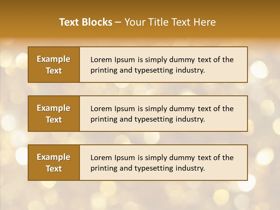 Effect Beautiful Highlights PowerPoint Template