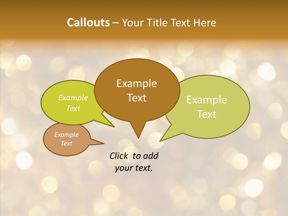 Effect Beautiful Highlights PowerPoint Template