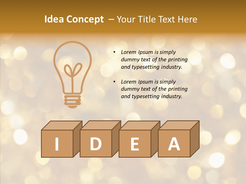 Effect Beautiful Highlights PowerPoint Template