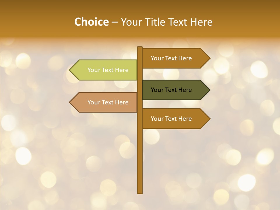 Effect Beautiful Highlights PowerPoint Template