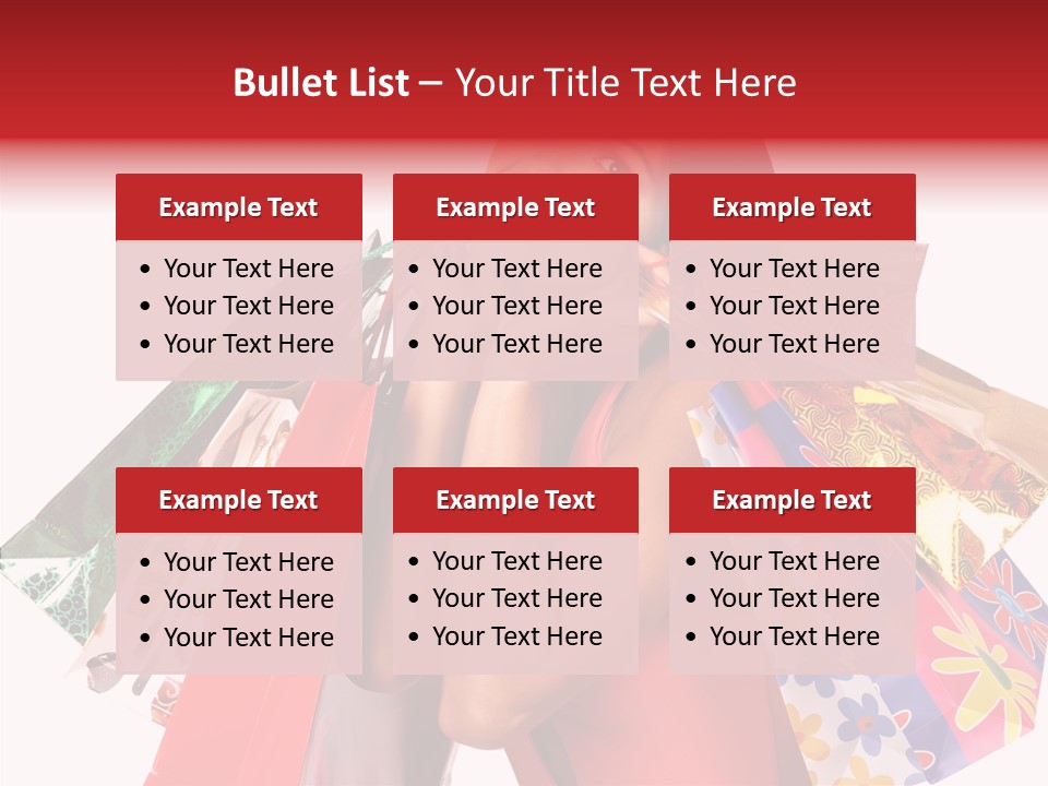 Isolated Girl Sale PowerPoint Template