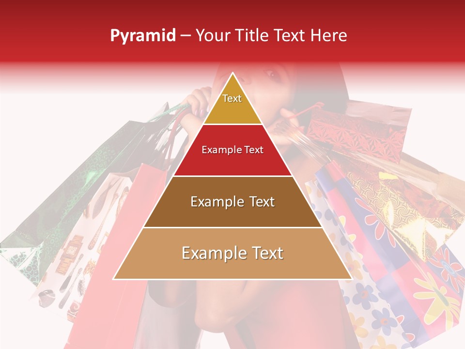 Isolated Girl Sale PowerPoint Template