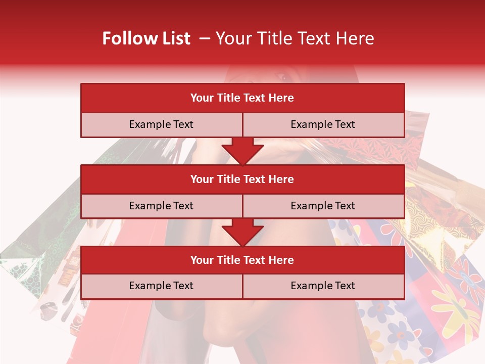 Isolated Girl Sale PowerPoint Template