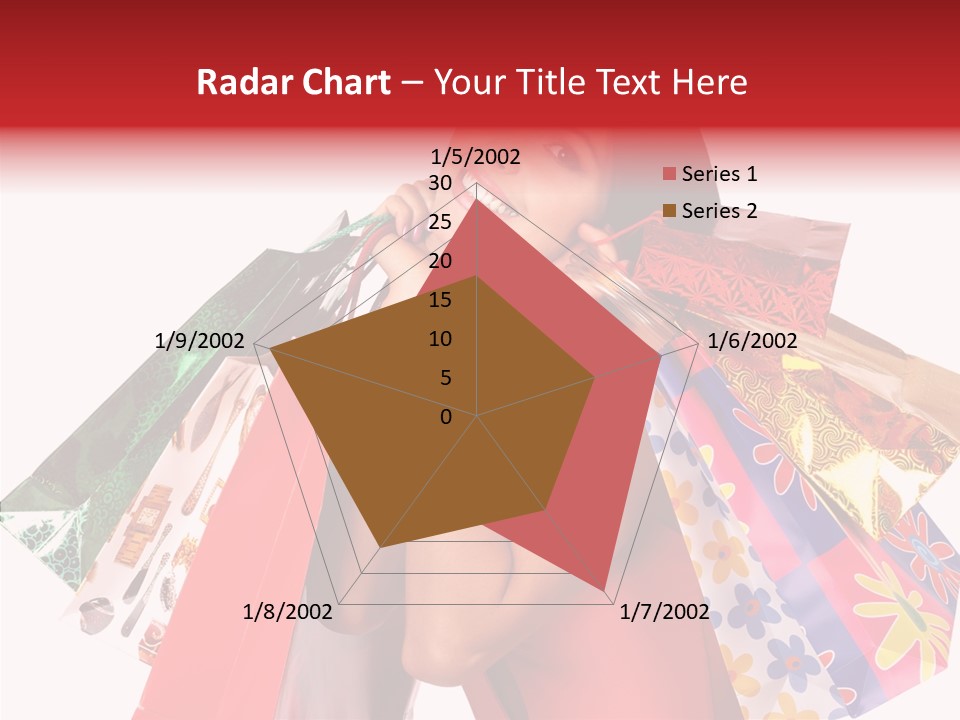 Isolated Girl Sale PowerPoint Template
