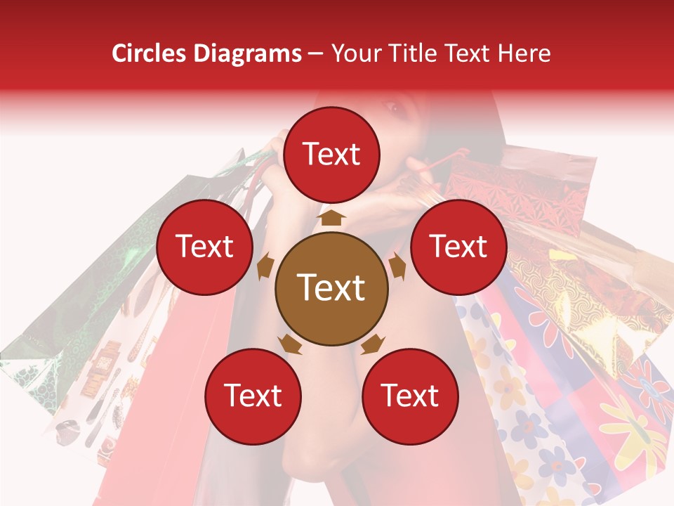 Isolated Girl Sale PowerPoint Template