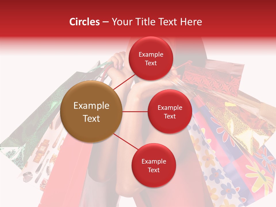 Isolated Girl Sale PowerPoint Template