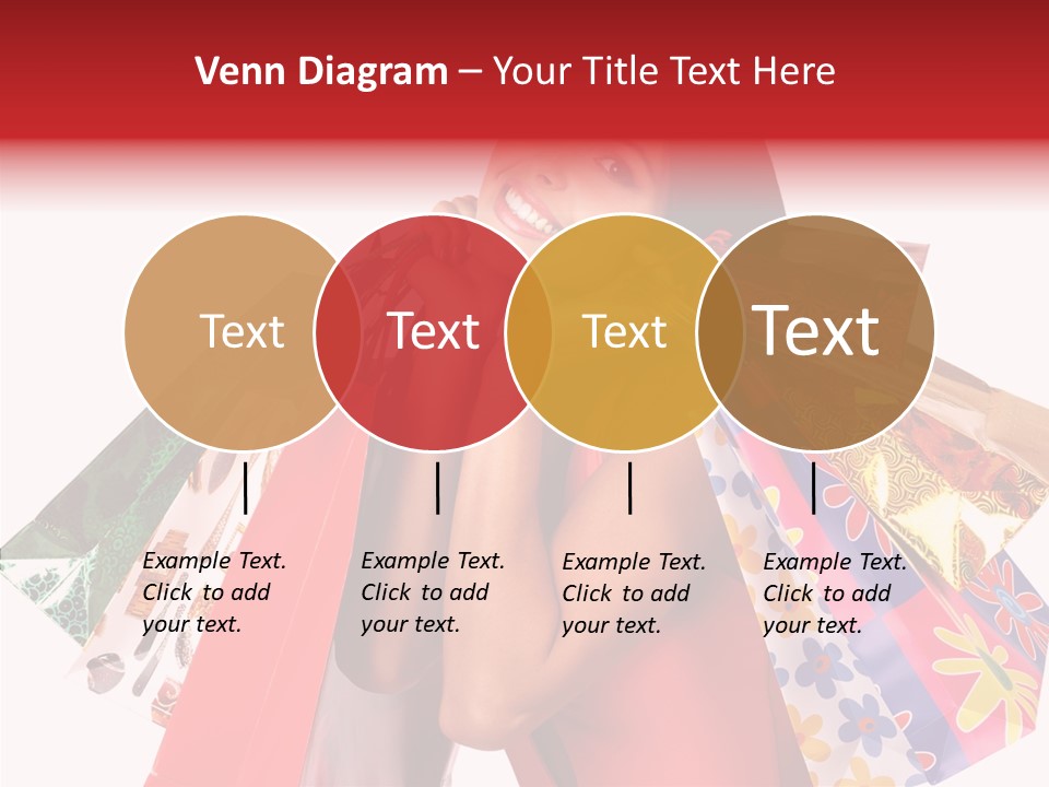 Isolated Girl Sale PowerPoint Template