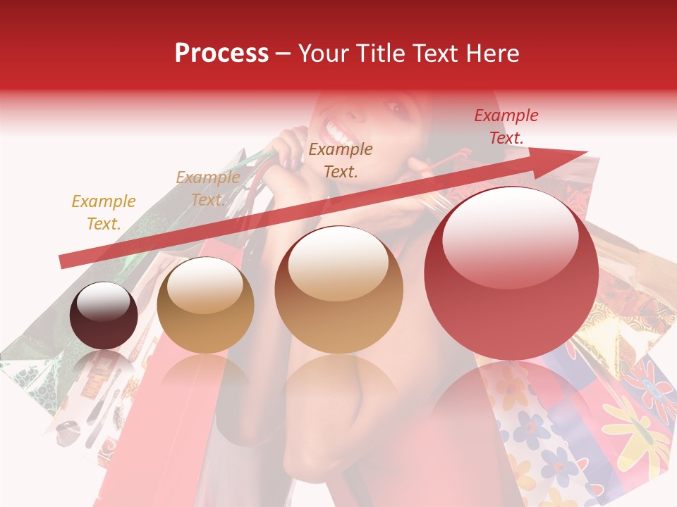 Isolated Girl Sale PowerPoint Template