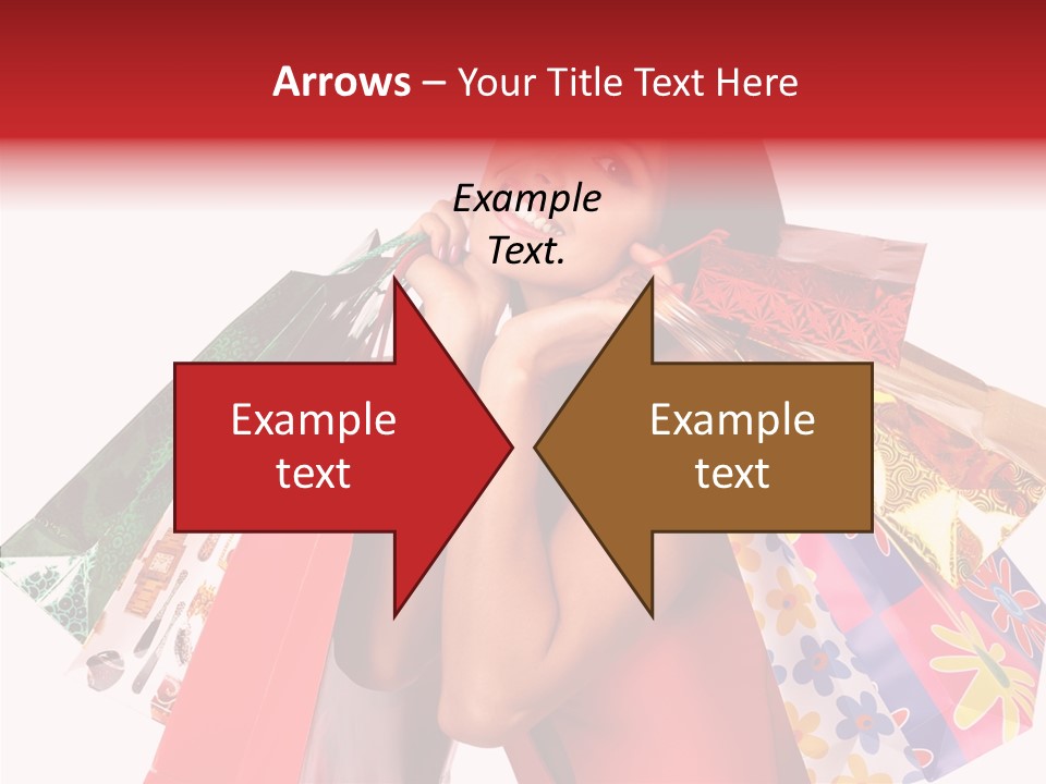 Isolated Girl Sale PowerPoint Template