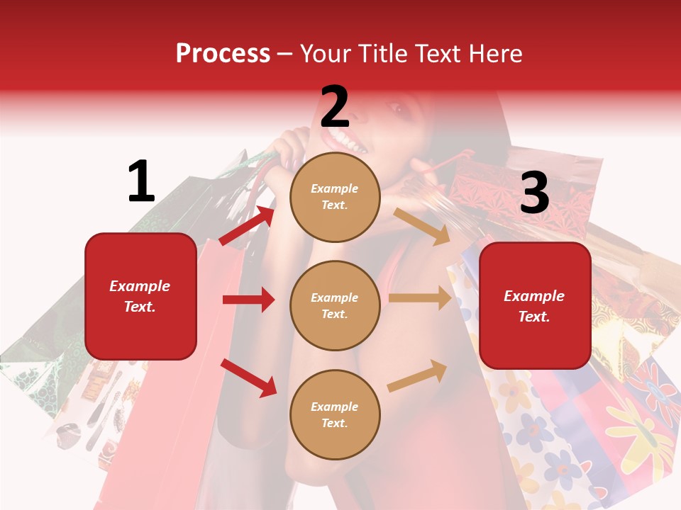 Isolated Girl Sale PowerPoint Template