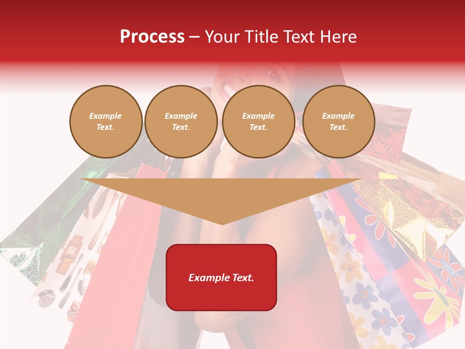 Isolated Girl Sale PowerPoint Template