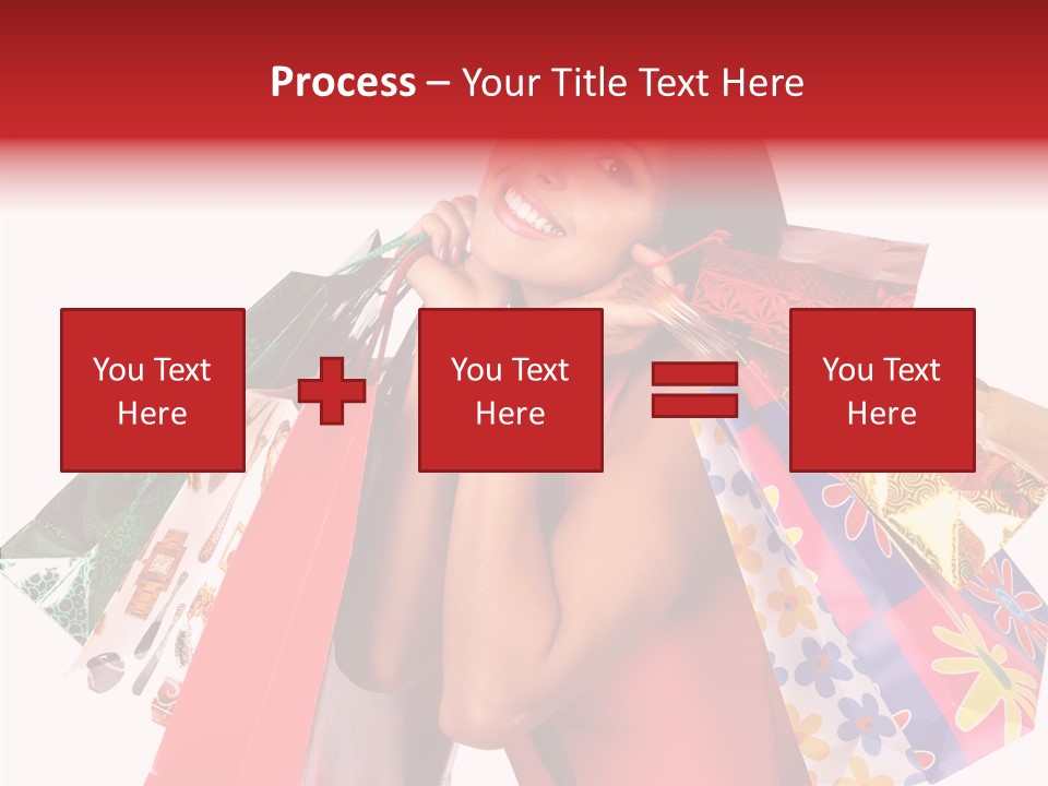 Isolated Girl Sale PowerPoint Template