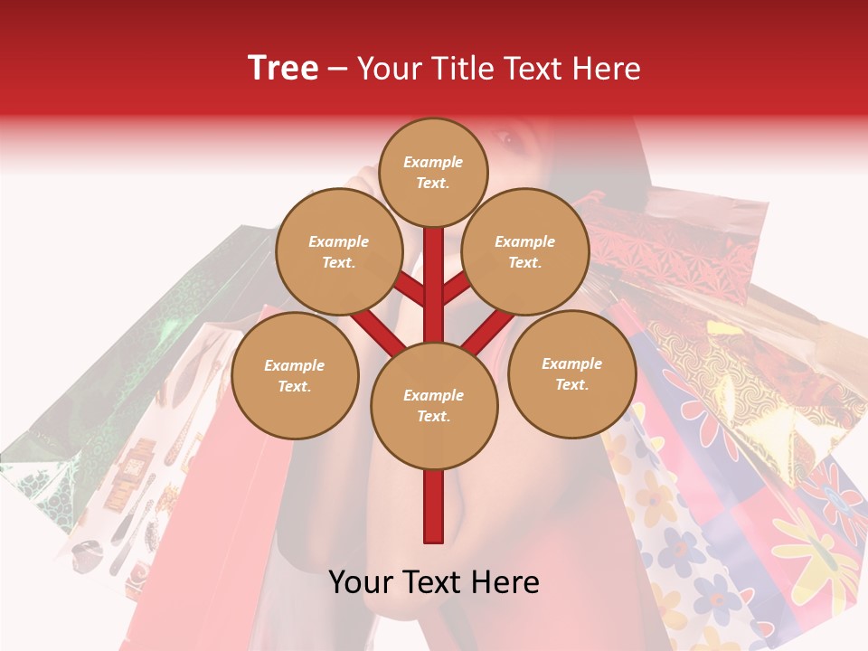 Isolated Girl Sale PowerPoint Template