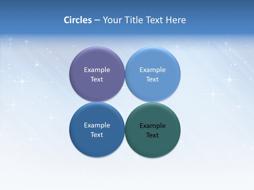 Shine Christmas Stars PowerPoint Template