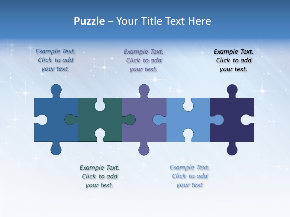 Shine Christmas Stars PowerPoint Template